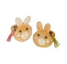 Schnapparmband Hase mit Fach - Fröhl. Ostern, sort.