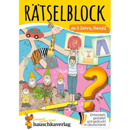 Rätselblock ab 3 Jahre, Band 2
