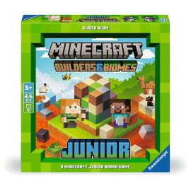 Ravensburger 24615 Minecraft Builders & Biomes Junior – Kooperatives Kinderspiel ab 5 Jahren für 2-4 Personen