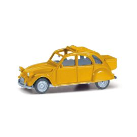 herpa - Citroen 2CV mit Queue, jaune mimosa