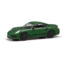 herpa - Porsche 911 (991) Turbo, verde british racing green