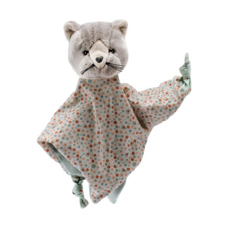 Sterntaler Schmusetuch M Katze Lilly, ecru