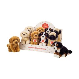 Teddy Hermann Hunde sitzend, 15 cm, 4-fach sortiert