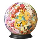 Ravensburger 3D Puzzle 11595 - Puzzle-Ball Pokémon Kanto Region - Puzzleball aus dreidimensionalen Puzzleteilen - für