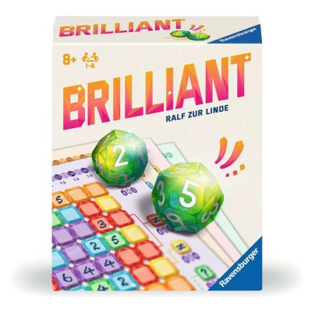 Ravensburger® 23491 - Brilliant - Spiel für Würfelfans ab 8 Jahren - Gesellschaftsspiel geeignet für 1-6 Personen - Wü