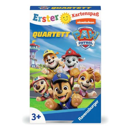 Ravensburger 24760 - Paw Patrol Quartett - Der Kartenspiel-Klassiker für 3-6 Kinder ab 3 Jahren mit den Hunden aus der