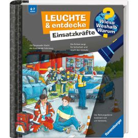 Wieso? Weshalb? Warum? Leuchte und entdecke: Einsatzkräfte (Taschenlampen-Buch mit Folien und Klappen)