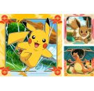 Ravensburger Kinderpuzzle - 12004062 Pokémon - Puzzle für Kinder ab 5 Jahren, mit 3x49 Teilen