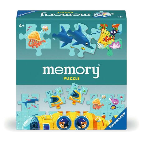 Ravensburger 22461 - memory® Puzzle Unterwasserwelt - Für 2-4 memory® Fans ab 4 Jahren, der weltbekannte Merkspiel-Kla