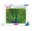 Ravensburger Puzzle 12001332, Colorful Animals - Pfau - 500 Teile Puzzle für Erwachsene und Kinder ab 12 Jahren