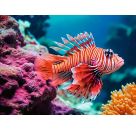 Ravensburger Puzzle 12001334, Colorful Animals - Rotfeuerfisch - 500 Teile Puzzle für Erwachsene und Kinder ab 12 Jahr