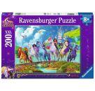 Ravensburger Kinderpuzzle - 12004165 Unicorn Academy - Puzzle für Kinder ab 8 Jahren, mit 200 Teilen im XXL-Format