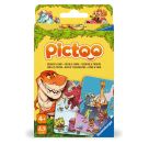 Ravensburger 23479 - Pictoo Dino Kartenspiel -  Schnelles Karten-Suchspiel für Kinder ab 4 Jahren, Familienspiel für K
