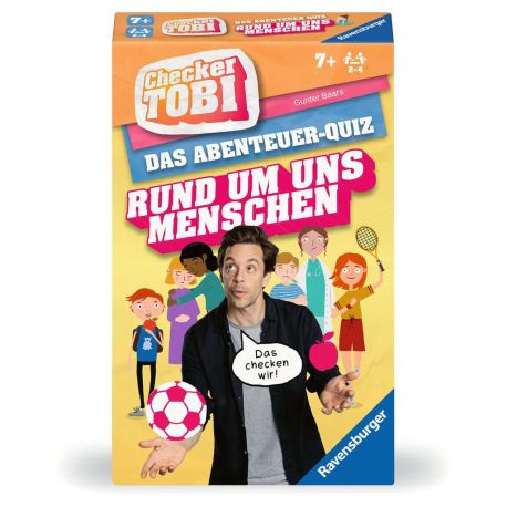Ravensburger 22493 - Checker Tobi Rund um uns Menschen - Das Abenteuerquiz für Kinder ab 7 Jahren, Quiz & Mitmachspiel