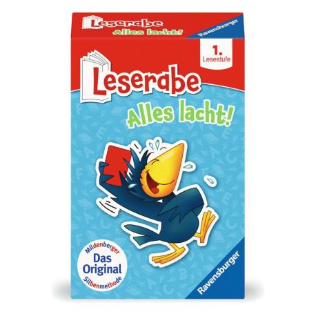 Ravensburger 23496 - Leserabe - Alles lacht - Kartenspiel zum Lesen lernen mit Spaß – 1. Klasse, für Kinder ab 6 Jahre