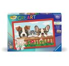 Ravensburger CreArt - Malen nach Zahlen 23855 - Katzen und Hunde - ab 11 Jahren