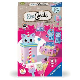 Ravensburger EcoCreate 23920 - Süße Kätzchen – DIY Bastelset für Kinder ab 6 Jahren