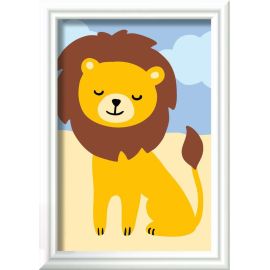 Ravensburger CreArt - Malen nach Zahlen 23985 - Kleiner Löwe - ab 7 Jahren