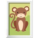 Ravensburger CreArt - Malen nach Zahlen 23986 - Kleiner Affe - ab 7 Jahren