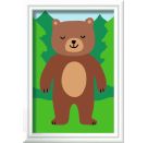 Ravensburger CreArt - Malen nach Zahlen 23987 - Kleiner Bär - ab 7 Jahren
