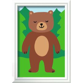 Ravensburger CreArt - Malen nach Zahlen 23987 - Kleiner Bär - ab 7 Jahren