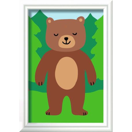 Ravensburger CreArt - Malen nach Zahlen 23987 - Kleiner Bär - ab 7 Jahren