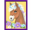 Ravensburger CreArt - Malen nach Zahlen 23999 - Pferd mit Blumen - ab 9 Jahren