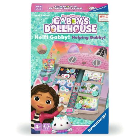 Ravensburger 24724 - Gabby  ´ s Dollhouse - Helft Gabby! - Mitbringspiel für 2-4 Spieler ab 4 Jahren mit Gabby und ihr