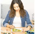 Ravensburger CreArt - Malen nach Zahlen 25515 - Zitronen - ab 12 Jahren für Einsteiger