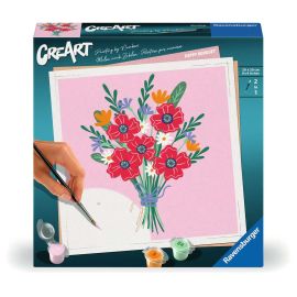 Ravensburger CreArt - Malen nach Zahlen 25519 - Mohnblumenstrauß - ab 12 Jahren