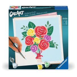 Ravensburger CreArt - Malen nach Zahlen 25520 - Rosenstrauß - ab 12 Jahren
