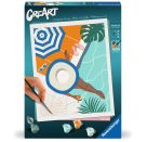 Ravensburger CreArt - Malen nach Zahlen 25523 - Poolzeit - ab 12 Jahren für Einsteiger