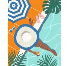 Ravensburger CreArt - Malen nach Zahlen 25523 - Poolzeit - ab 12 Jahren für Einsteiger