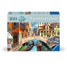 Ravensburger Puzzle 12001365 - Venedig - Puzzle für ältere Menschen und Senioren, mit 100 extra griffigen Puzzleteilen