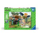 Ravensburger Kinderpuzzle - 12004144 Minecraft - Puzzle für Kinder ab 8 Jahren, mit 200 Teilen im XXL-Format