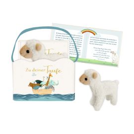 Geschenkset Buch u. Lamm - Zu deiner Taufe (Arche Noah)