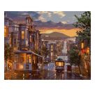 Malen nach Zahlen - Abendstimmung in San Francisco