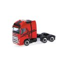 herpa - Volvo FH 16 GL XL 2020 Zugmaschine mit Schwerlastturm 3achs, rot-schwarz