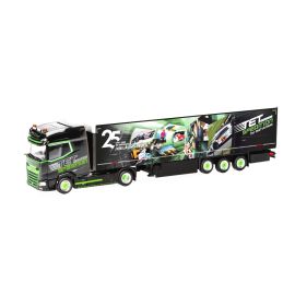 herpa - DAF XG+ Gardinenplanen-Sattelzug   TET Jubiläum