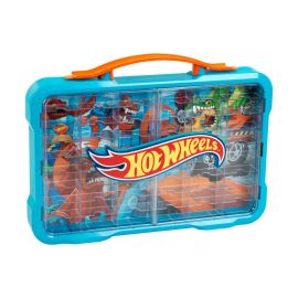 HW - Sammelkoffervitrine für 54 Autos mit leuchtendem Hot Wheels Logo