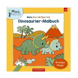 Mein kunterbuntes Dinosaurier-Malbuch - Mini-Künstler