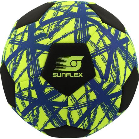 sunflex NEOPRENE SOCCER BALL SIZE 5 FUNKY CROSSED