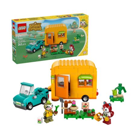 LEGO® Animal Crossing™ 77054 Gerds Wohnwagen & Gärtnerei