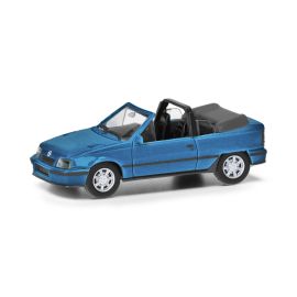 herpa - Opel Kadett E Gsi Cabrio, laserblaumetallic