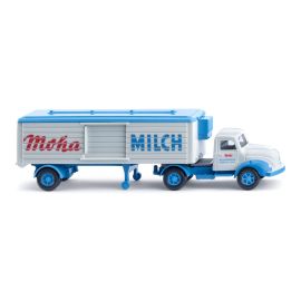 WIKING Kühlkoffersattelzug (Magirus S 3500) Moha-Milch
