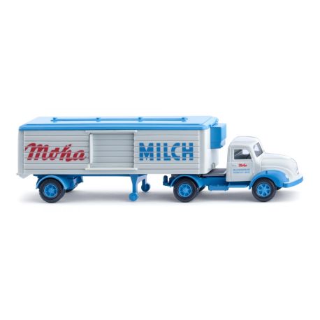 WIKING Kühlkoffersattelzug (Magirus S 3500) Moha-Milch