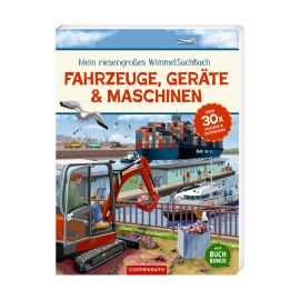 WimmelSuchBuch: Fahrzeuge, Geräte & Maschinen (BuchBONUS)