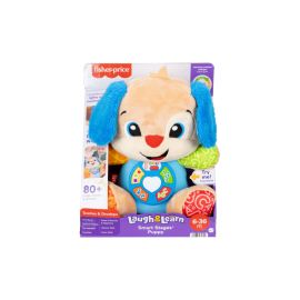 Fisher-Price Lernspaß Smart Stages Plüsch-Hündchen für Babys, musikalisches Lernspielzeug, mehrsprachige Version
