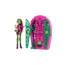 Monster High Skulltimate Secrets Garden Mysteries Spielset, Venus McFlytrap-Puppe mit mehr als 19 Überraschungen