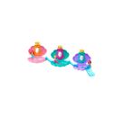 Disney Princess Bath Reveal Meerjungfrauenpuppen, muschelförmiges Überraschungsspielset mit Rutschen-Zubehör